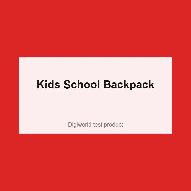 Kids School Backpack-test